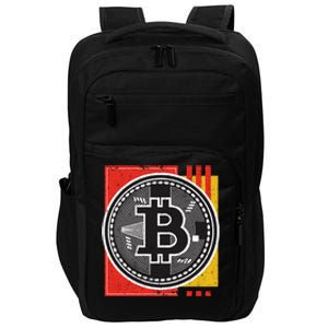 Bitcoin Abstract Impact Tech Backpack