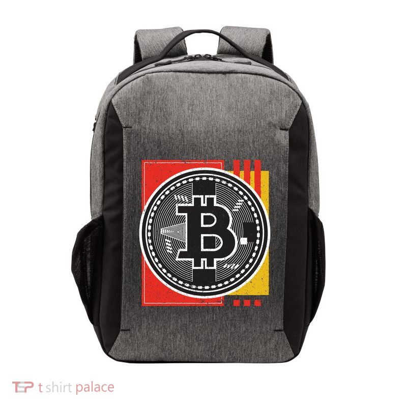 Bitcoin Abstract Vector Backpack