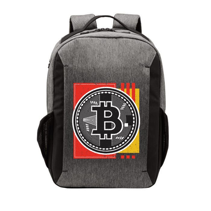 Bitcoin Abstract Vector Backpack