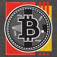 Bitcoin Abstract Vector Backpack