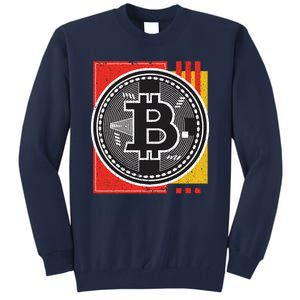 Bitcoin Abstract Tall Sweatshirt