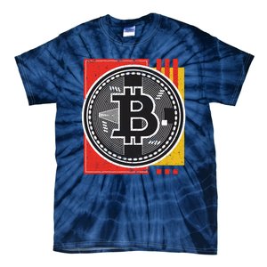 Bitcoin Abstract Tie-Dye T-Shirt