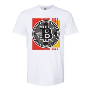 Bitcoin Abstract Softstyle CVC T-Shirt