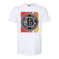 Bitcoin Abstract Softstyle CVC T-Shirt