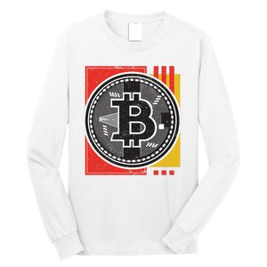 Bitcoin Abstract Long Sleeve Shirt