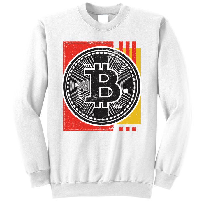 Bitcoin Abstract Sweatshirt