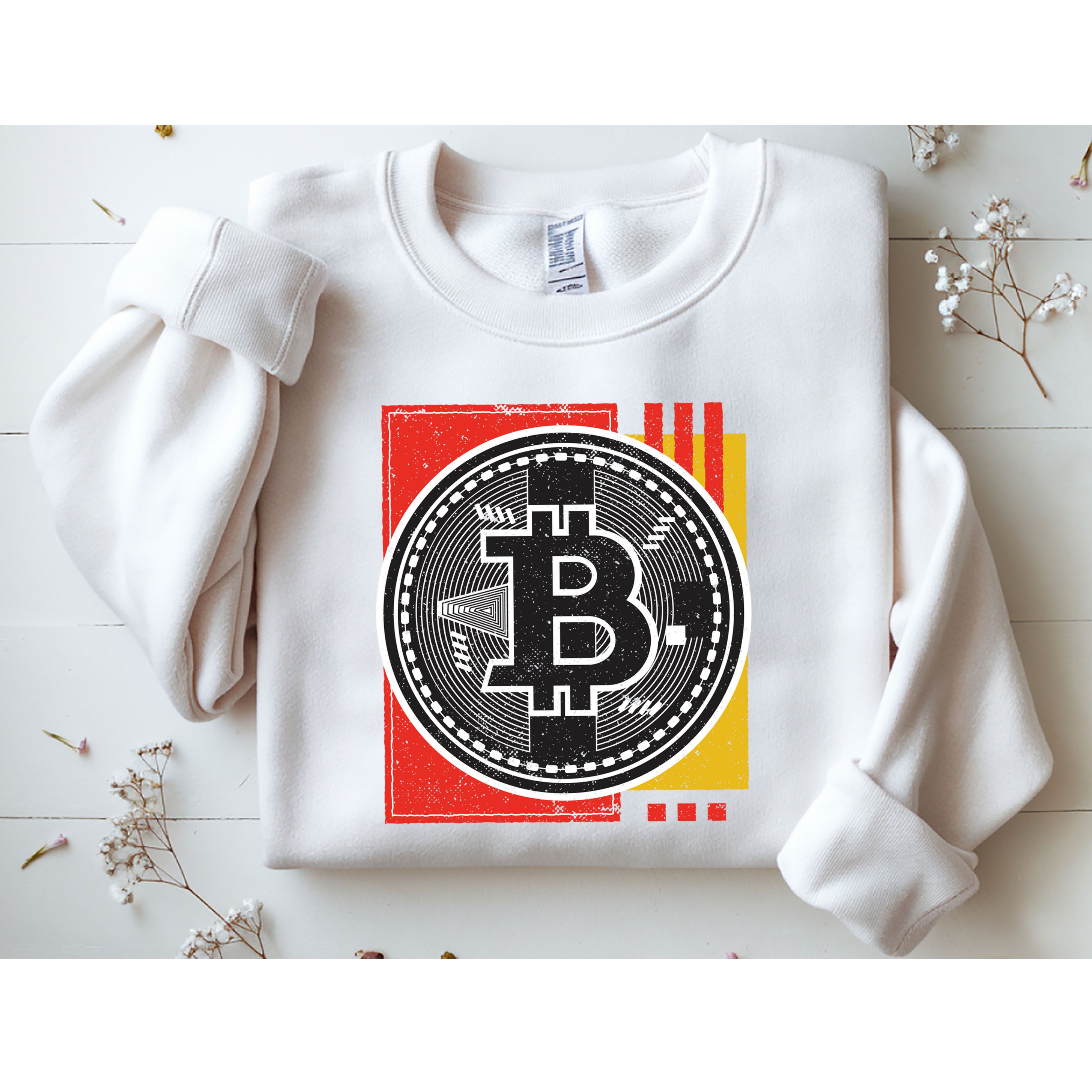 Bitcoin Abstract Sweatshirt