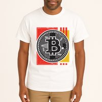 Bitcoin Abstract Tall T-Shirt
