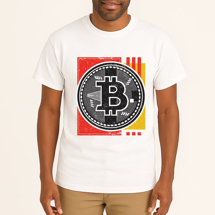 Bitcoin Abstract Tall T-Shirt