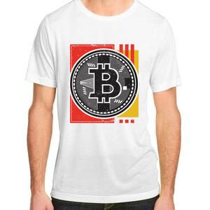 Bitcoin Abstract Adult ChromaSoft Performance T-Shirt