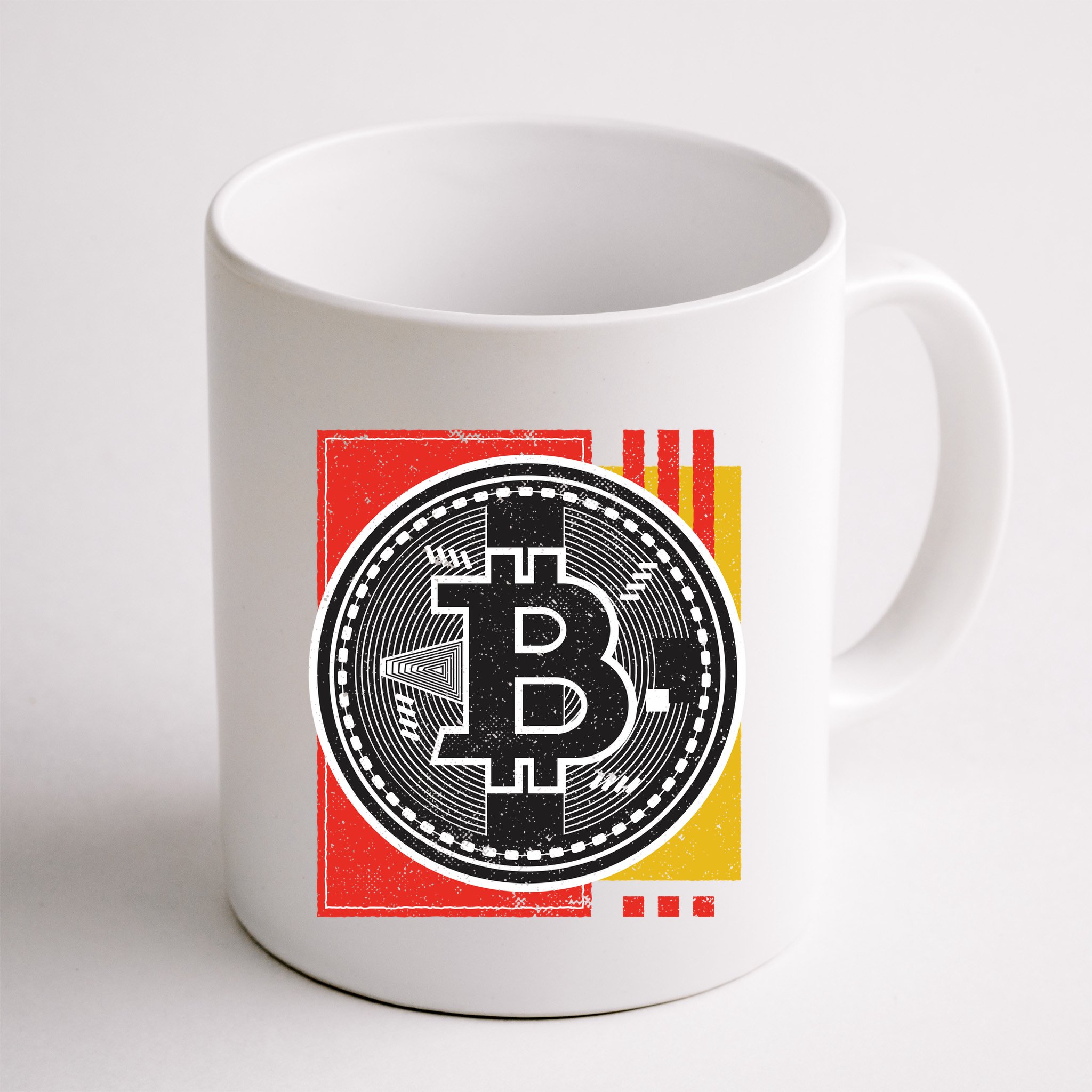 Bitcoin Abstract Mug