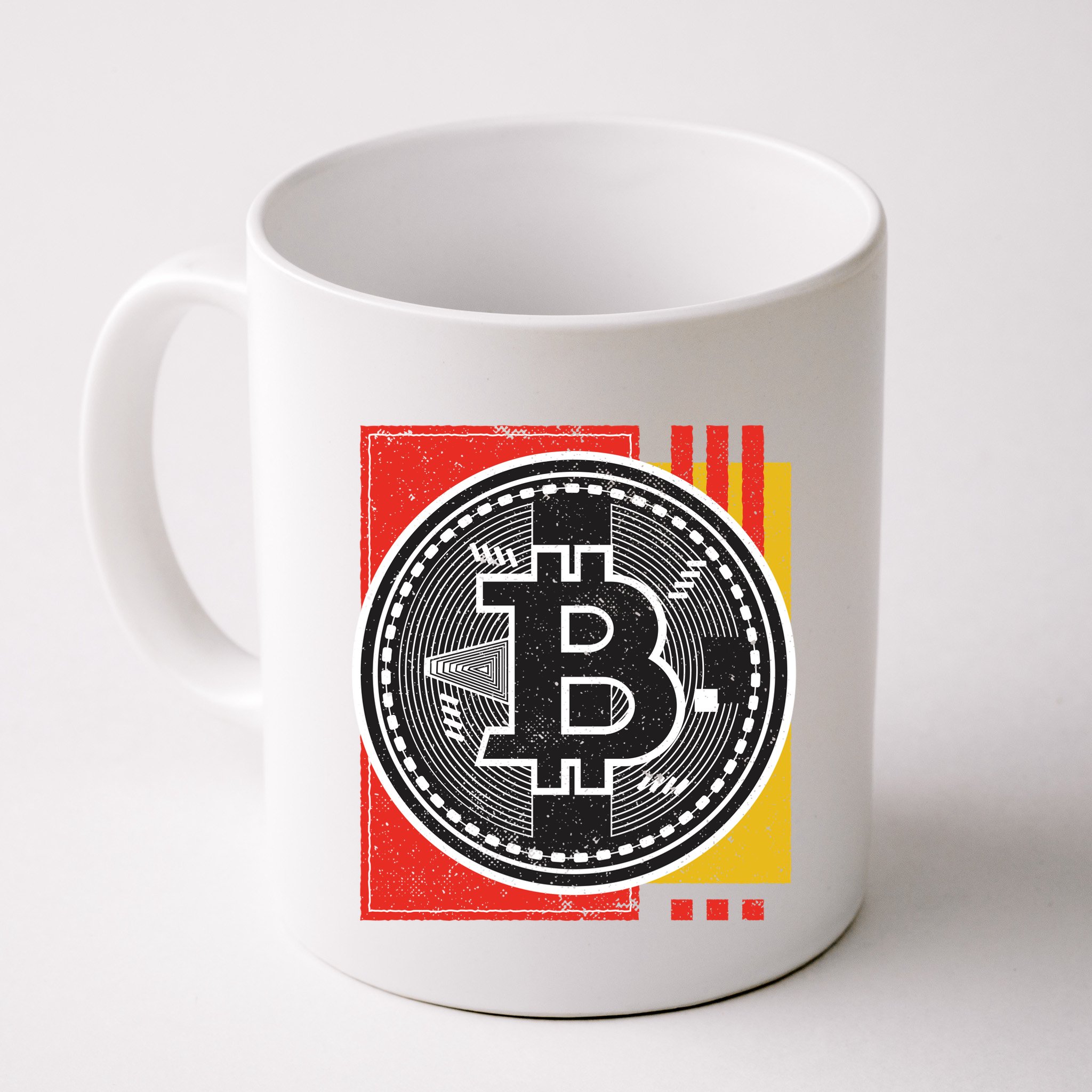Bitcoin Abstract Mug