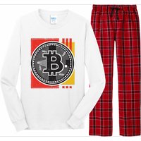 Bitcoin Abstract Long Sleeve Pajama Set