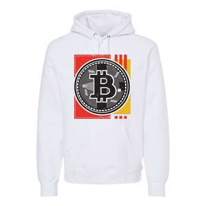 Bitcoin Abstract Premium Hoodie