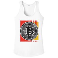 Bitcoin Abstract Ladies PosiCharge Competitor Racerback Tank