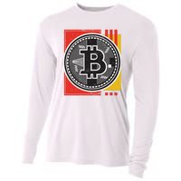 Bitcoin Abstract Cooling Performance Long Sleeve Crew