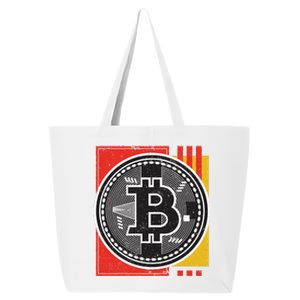 Bitcoin Abstract 25L Jumbo Tote