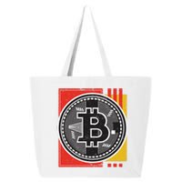 Bitcoin Abstract 25L Jumbo Tote