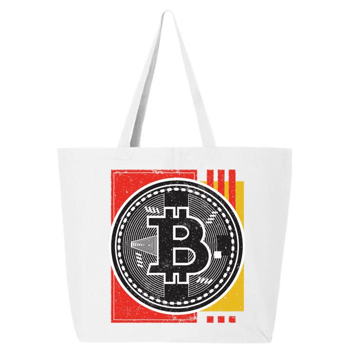 Bitcoin Abstract 25L Jumbo Tote