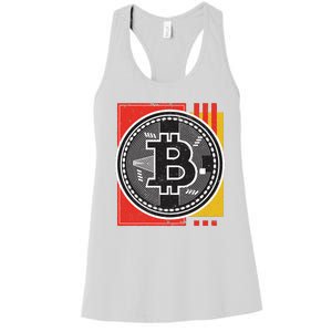 Bitcoin Abstract Women's Racerback Tank