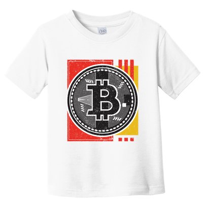 Bitcoin Abstract Toddler T-Shirt