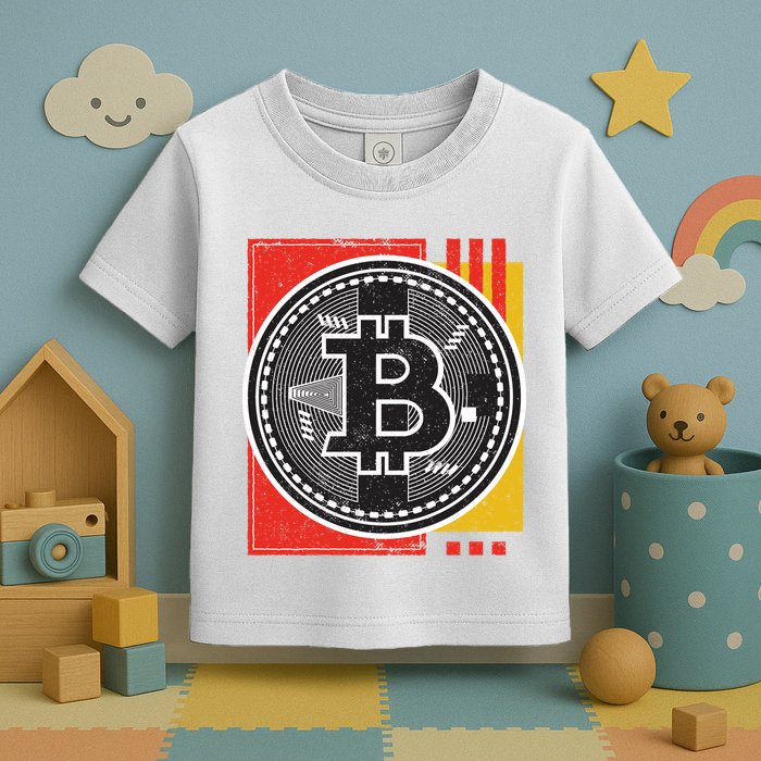 Bitcoin Abstract Toddler T-Shirt