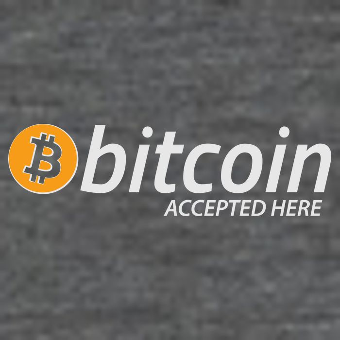 Bitcoin Accepted Here Cryptocurrency Logo Flatbill Hat