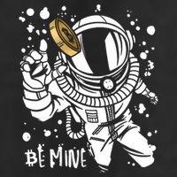 Bitcoin Astronaut Be Mine Adult Drive Performance Visor