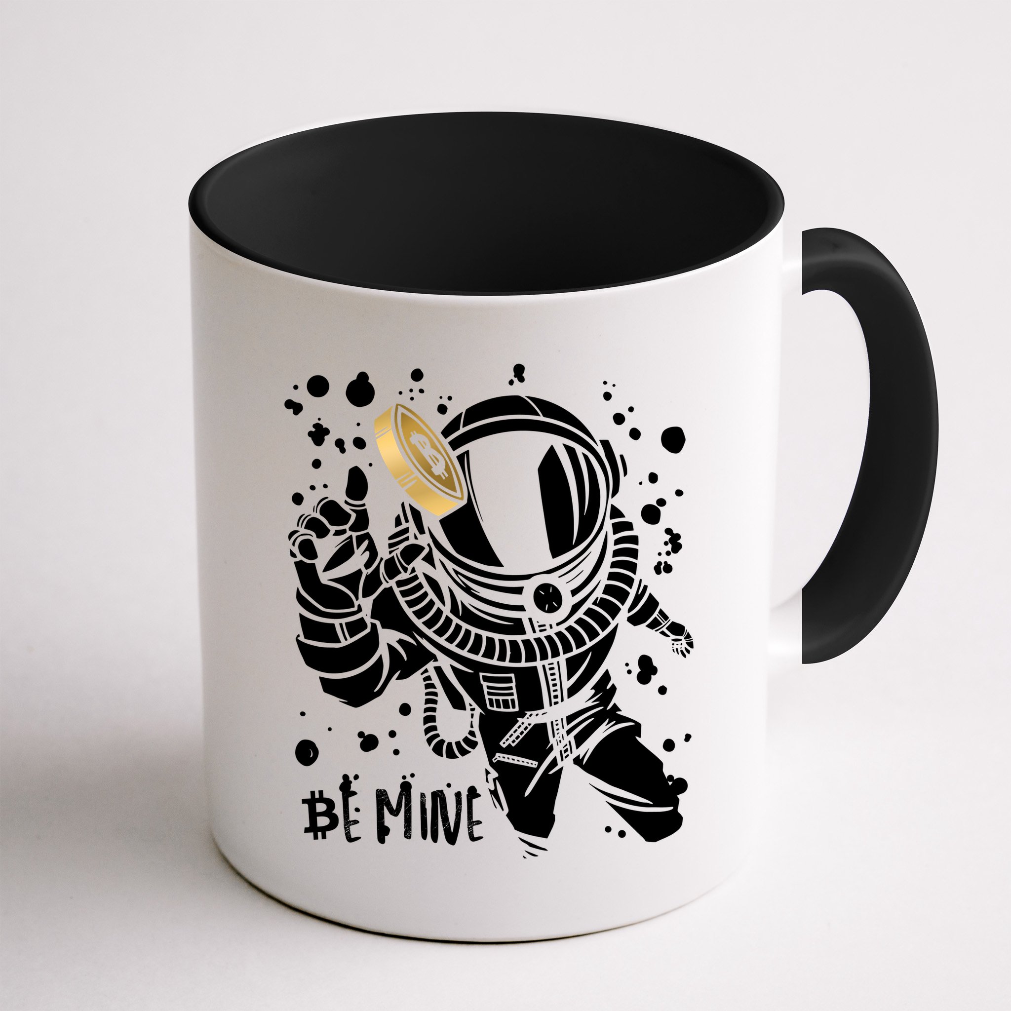 Bitcoin Astronaut Be Mine Mug