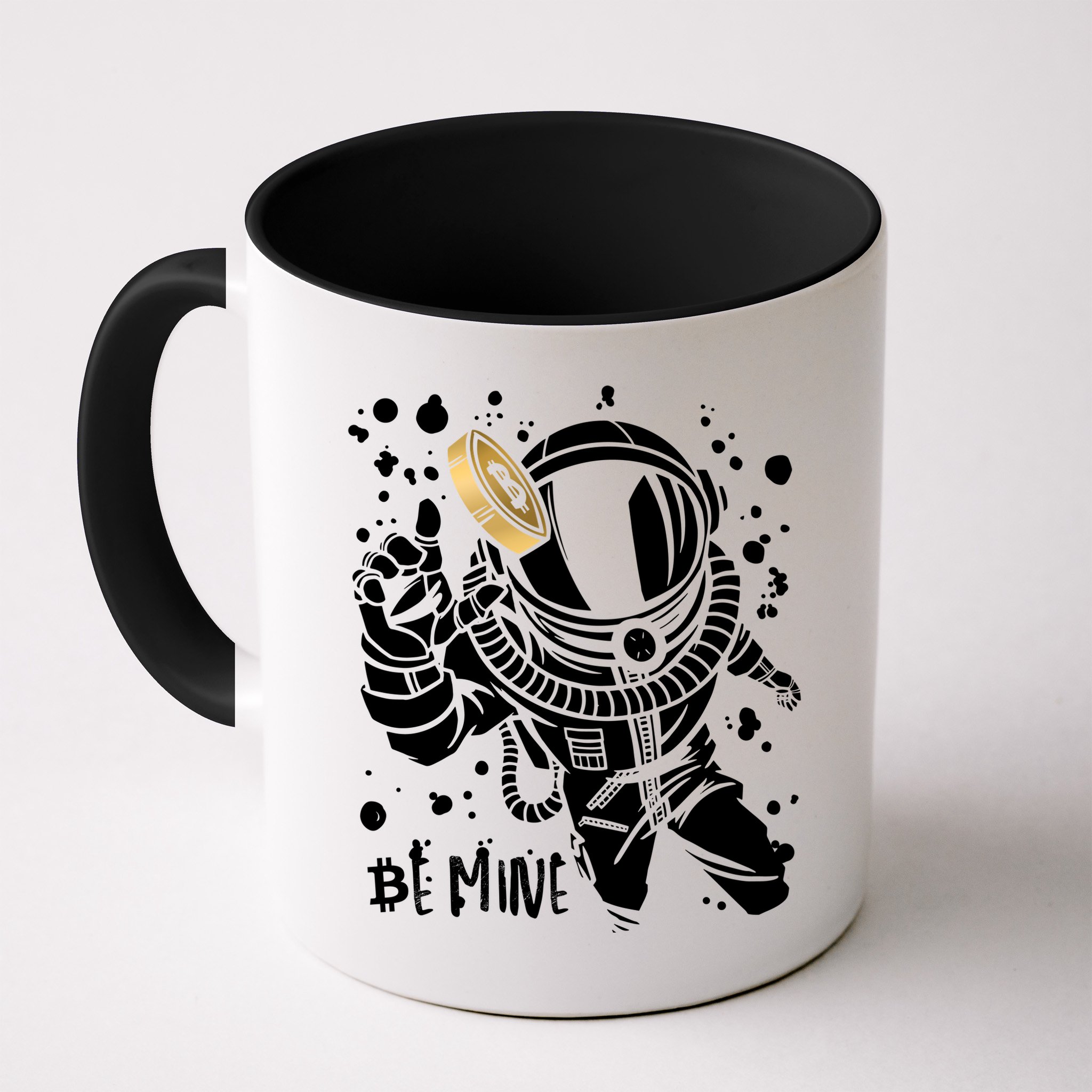 Bitcoin Astronaut Be Mine Mug