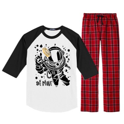 Bitcoin Astronaut Be Mine Raglan Sleeve Pajama Set