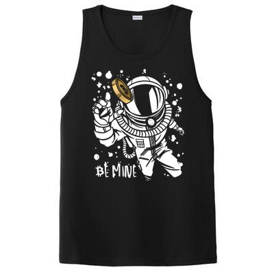 Bitcoin Astronaut Be Mine PosiCharge Competitor Tank