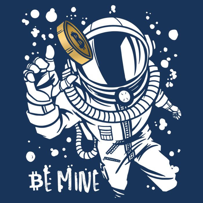 Bitcoin Astronaut Be Mine Cool Comfort Performance Bucket Hat