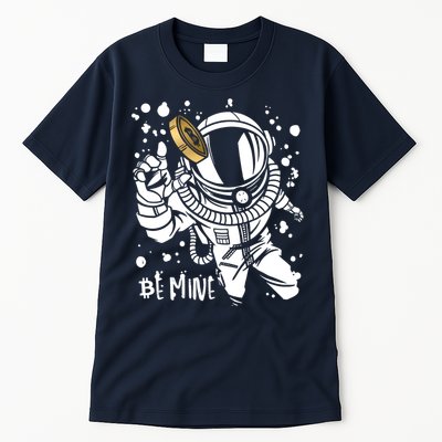 Bitcoin Astronaut Be Mine Tall T-Shirt