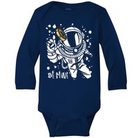 Bitcoin Astronaut Be Mine Baby Long Sleeve Bodysuit