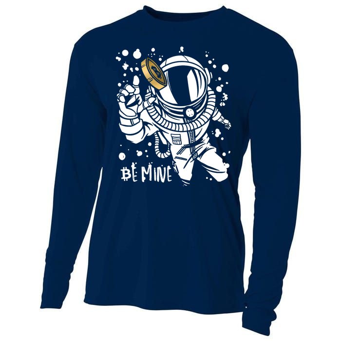 Bitcoin Astronaut Be Mine Cooling Performance Long Sleeve Crew