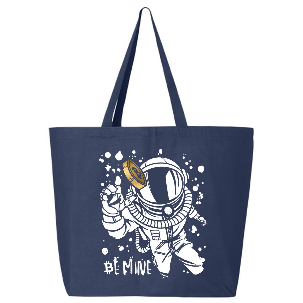 Bitcoin Astronaut Be Mine 25L Jumbo Tote