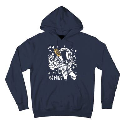 Bitcoin Astronaut Be Mine Tall Hoodie