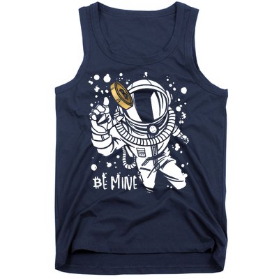 Bitcoin Astronaut Be Mine Tank Top