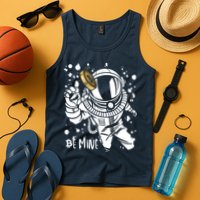 Bitcoin Astronaut Be Mine Tank Top