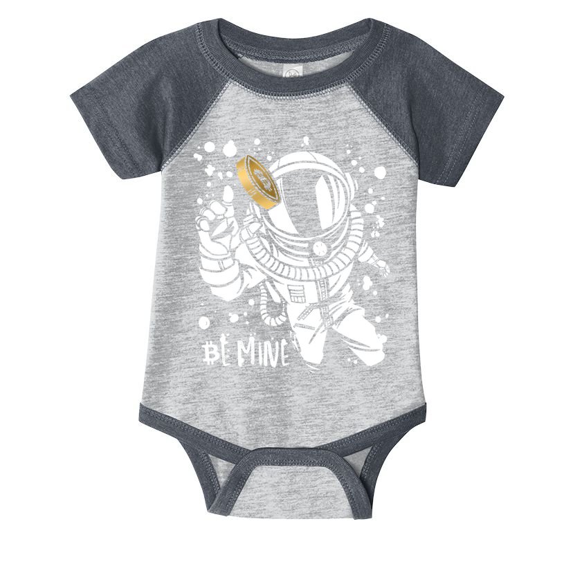 Bitcoin Astronaut Be Mine Infant Baby Jersey Bodysuit