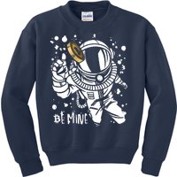 Bitcoin Astronaut Be Mine Kids Sweatshirt