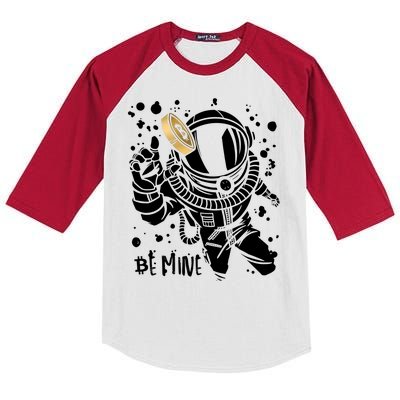 Bitcoin Astronaut Be Mine Kids Colorblock Raglan Jersey