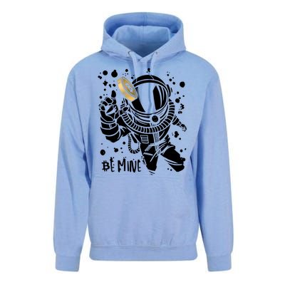 Bitcoin Astronaut Be Mine Unisex Surf Hoodie