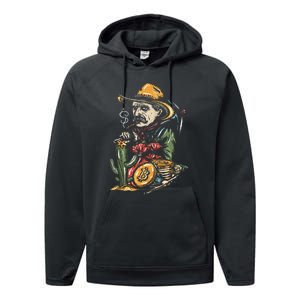 Bitcoin Bob Performance Fleece Hoodie