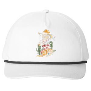 Bitcoin Bob Snapback Five-Panel Rope Hat