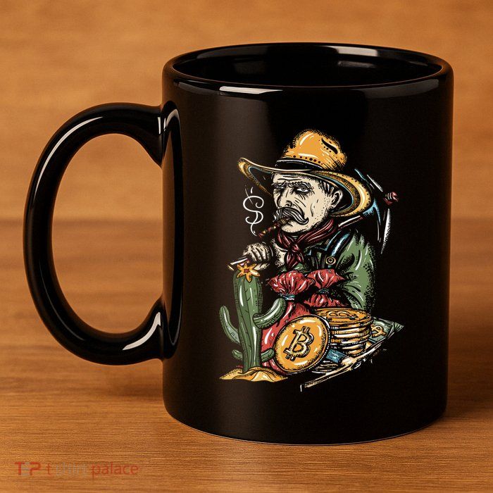 Bitcoin Bob 11oz C Handle Ceramic Mug