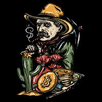 Bitcoin Bob Tall Long Sleeve T-Shirt
