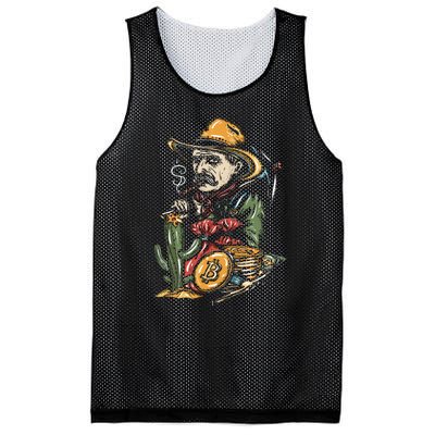 Bitcoin Bob Mesh Reversible Basketball Jersey Tank