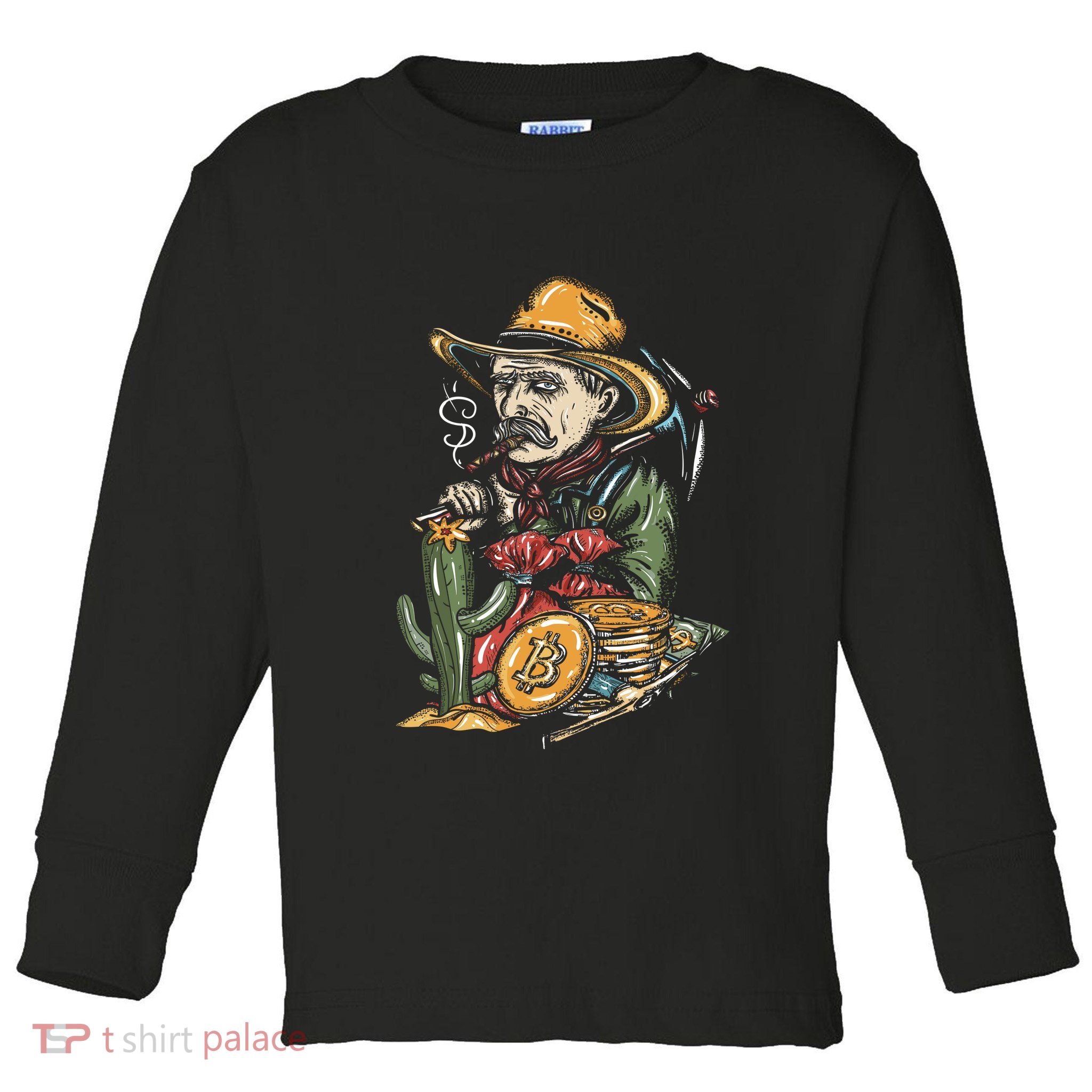 Bitcoin Bob Toddler Long Sleeve Shirt